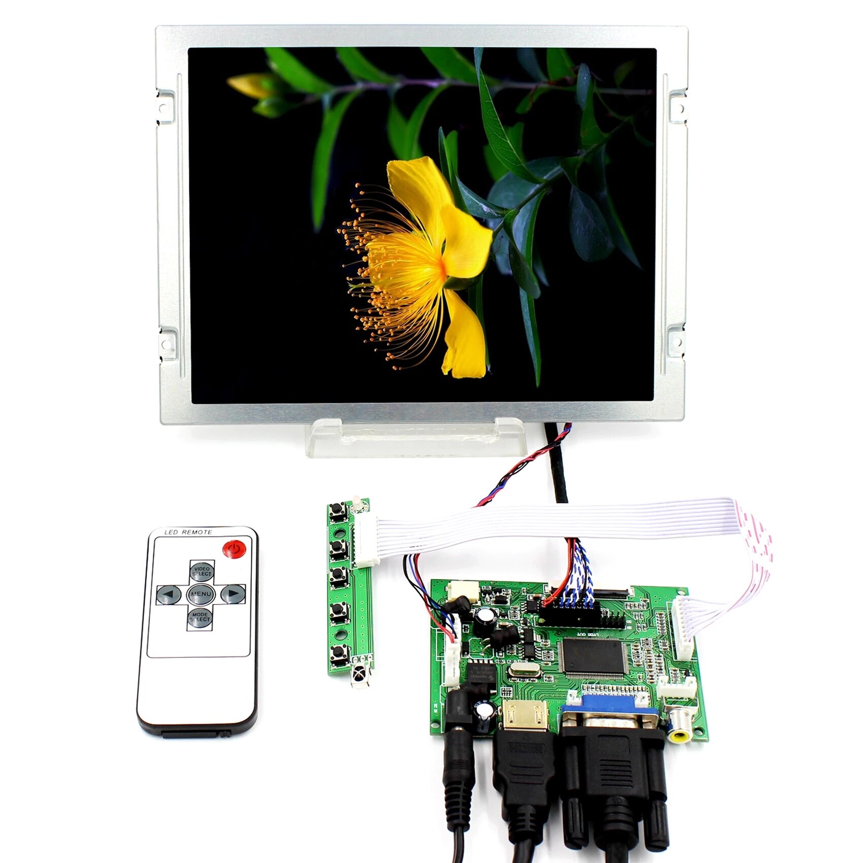 HDMI VGA 2AV LCD Ʈѷ  ̹ VS-TY2662-V1 LVDS ̽ LCD ũ г 8.4 ġ AA084SC01 800X600 ÷